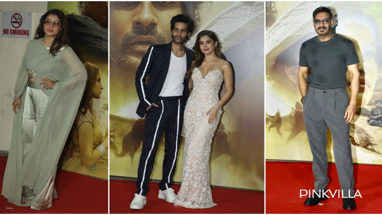 Azaad Screening: Rasha, Aaman stun at their film’s premiere; Ajay-Kajol & more arrive