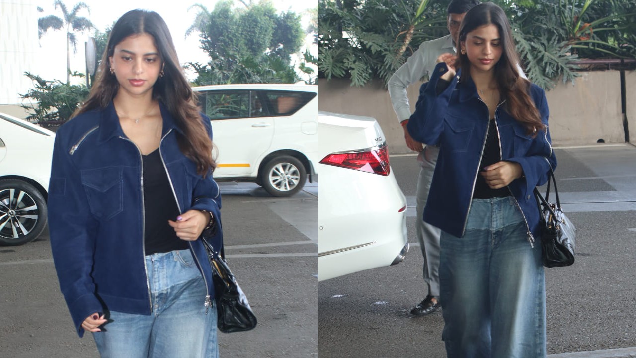 Suhana Khan spotted at airport 