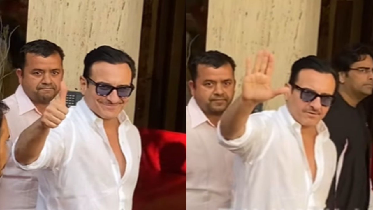 Saif Ali Khan waves at fans and paps after returning home post-discharge; netizens say 'Once a hero always a hero'