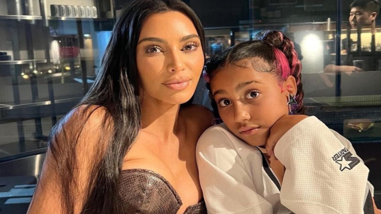 Kim Kardashian and North West (CC: Instagram)