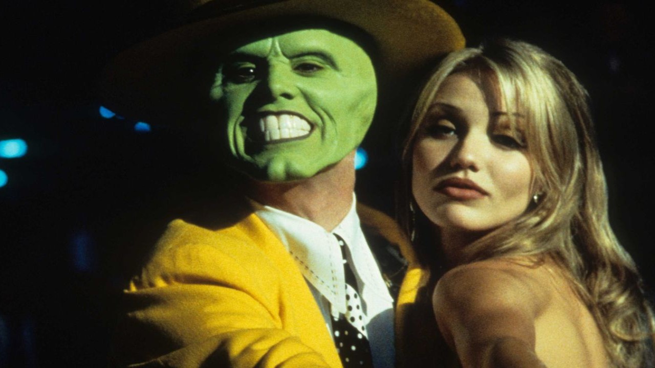 Cameron Diaz and Jim Carrey in The Mask (1994) via Getty Images