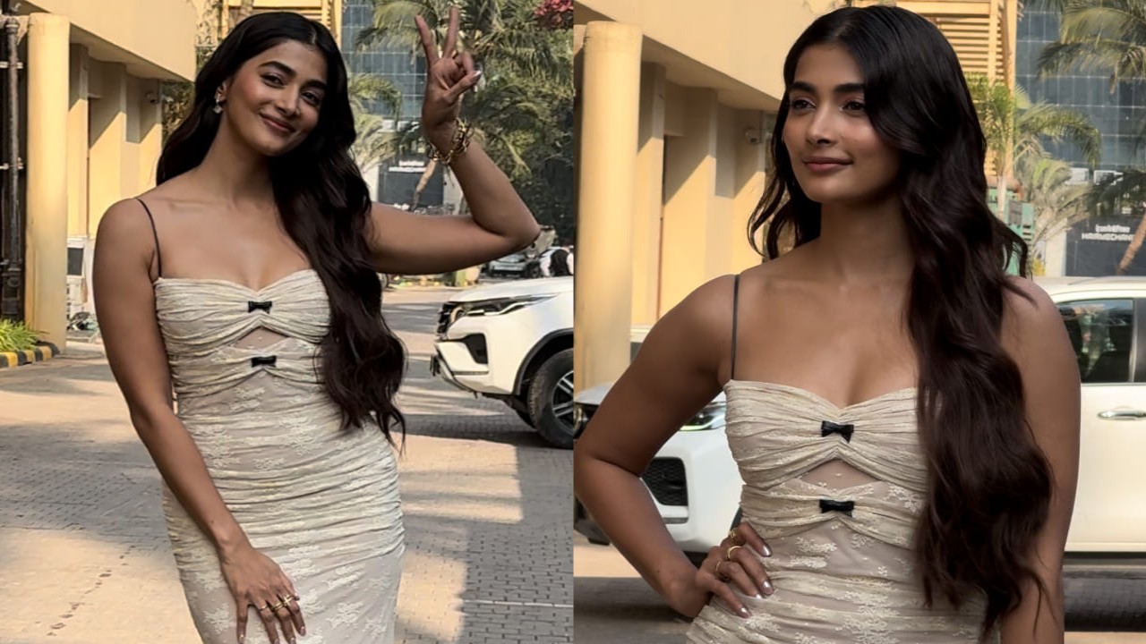 Pooja Hegde’s ivory bow dress worth THIS much has us believing in modern-day fairies