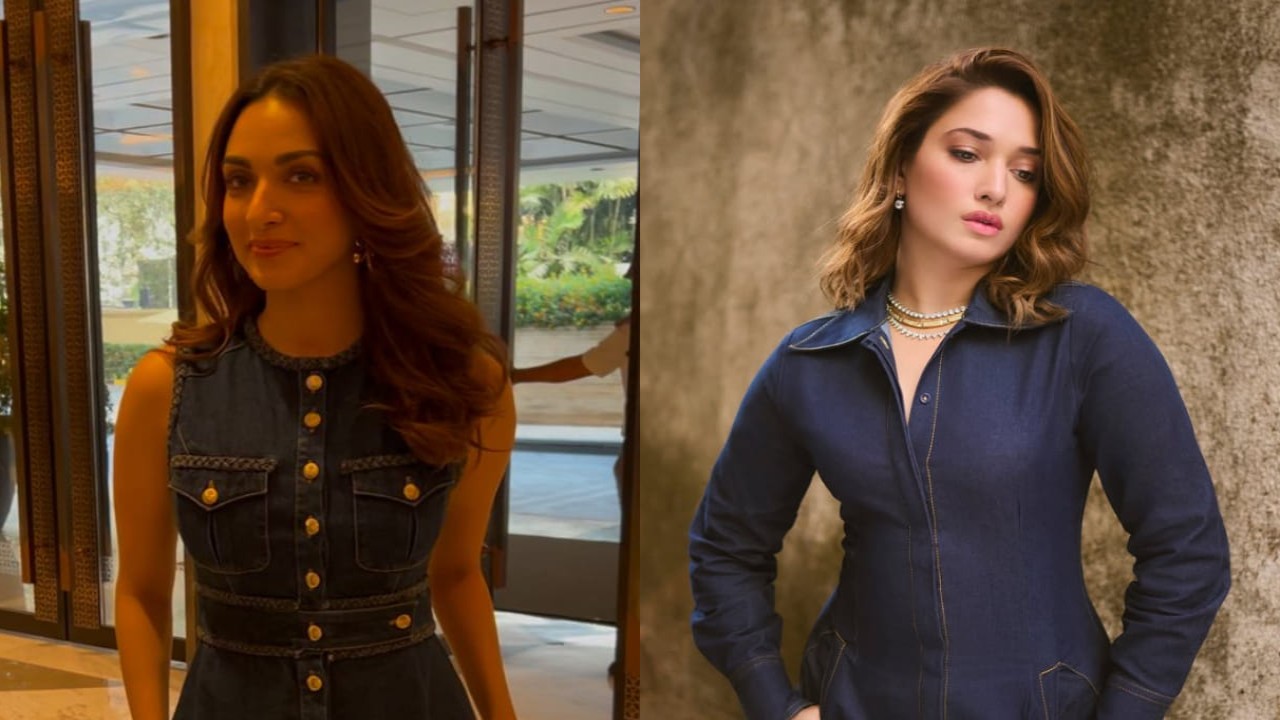 Kiara Advani and Tamannaah Bhatia set the new trend with the classic denim dresses