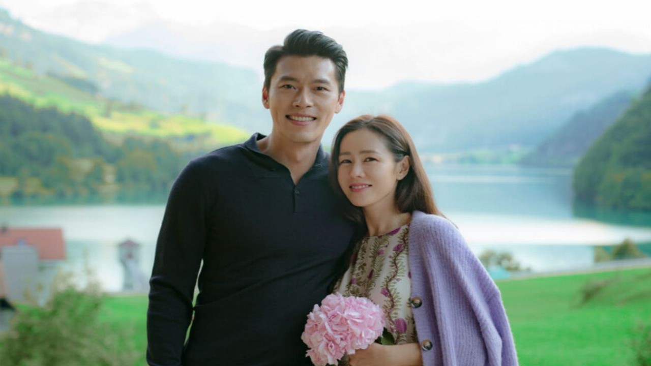 Hyun Bin and Son Ye Jin: image from tvN