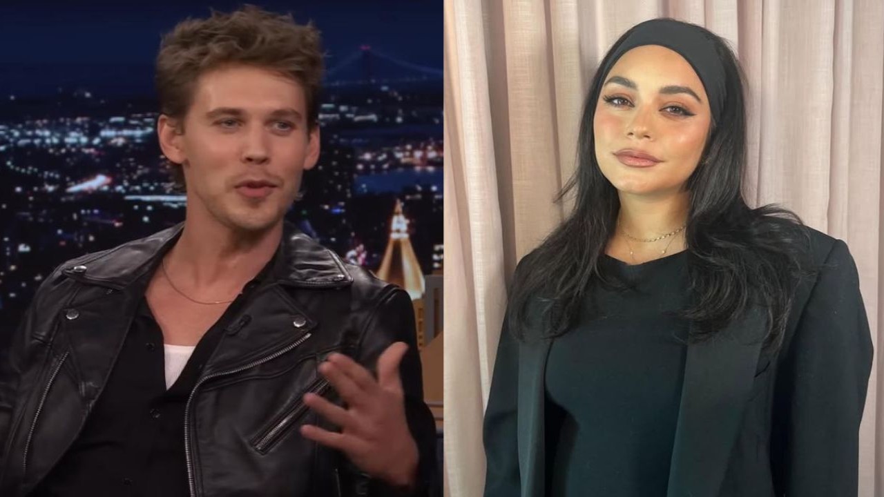 Austin Butler (CC: YouTube) and Vanessa Hudgens (CC: Instagram)