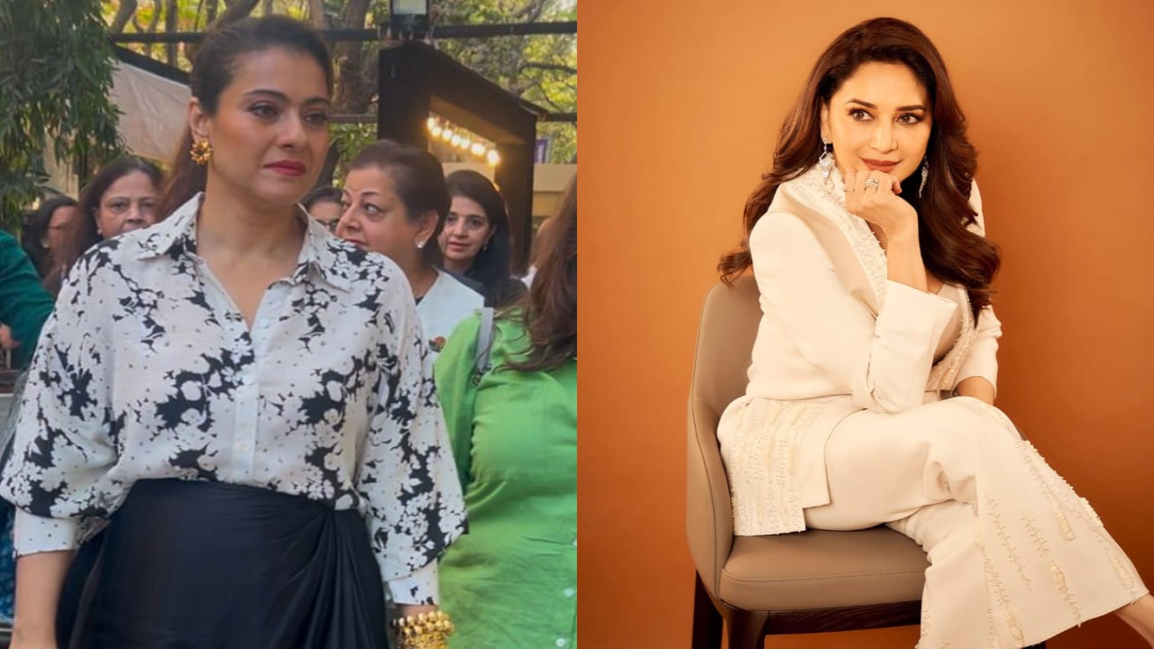 Kajol and Madhuri in their power dressing, serve as style guides for independent women