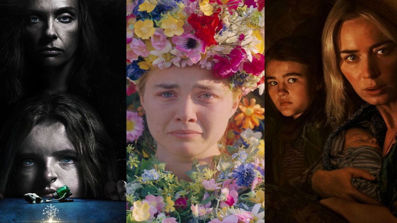 Hereditary, Midsommer and A Quite Place (CC: IMDb)