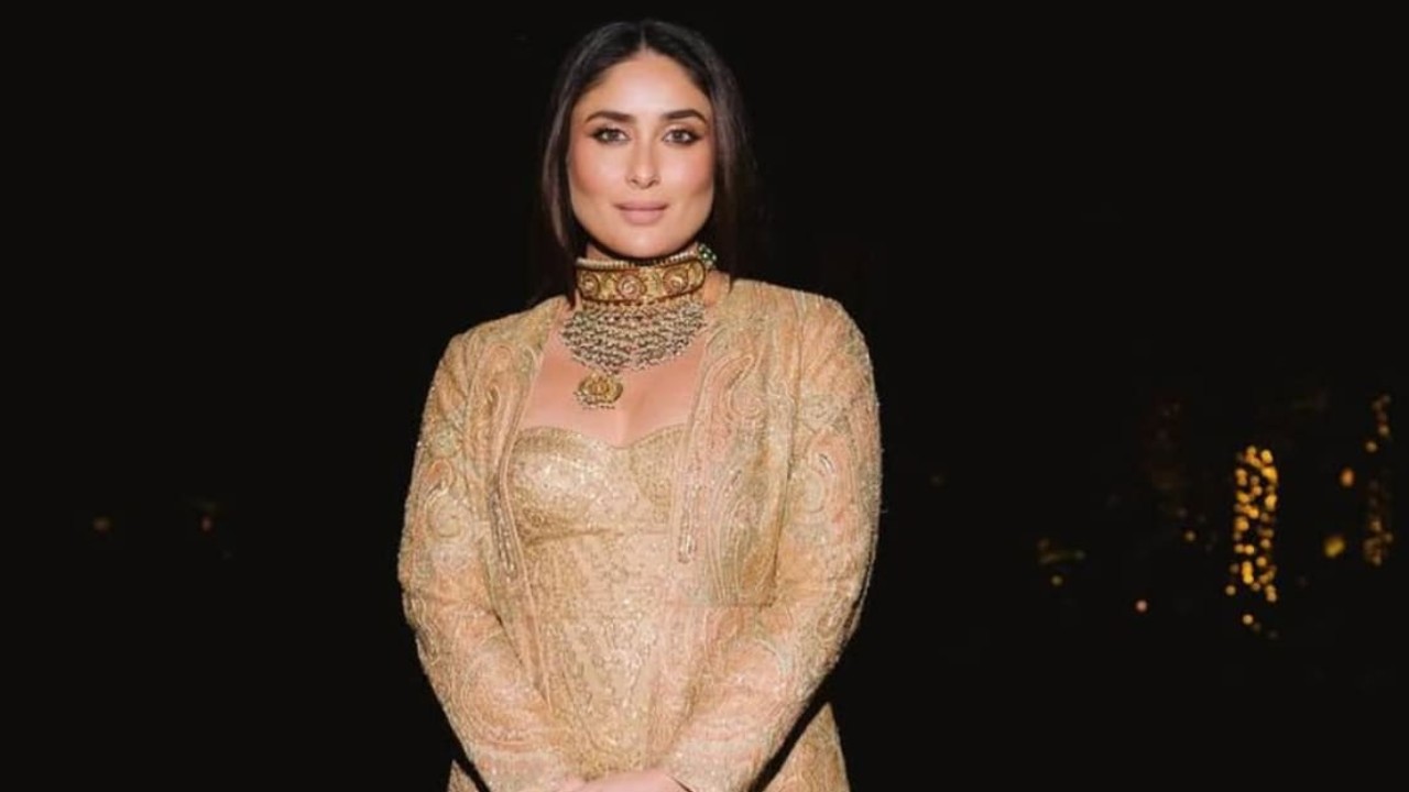 Throwback: When Kareena gave the perfect cocktail look in golden outfit and Indian jewelry