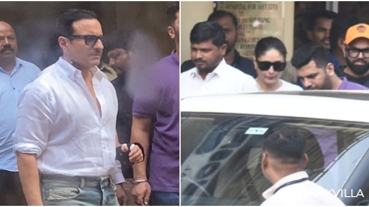 PHOTOS: 3 Celebrity Spottings Of The Day; Saif Ali Khan-Kareena Kapoor exit hospital, more