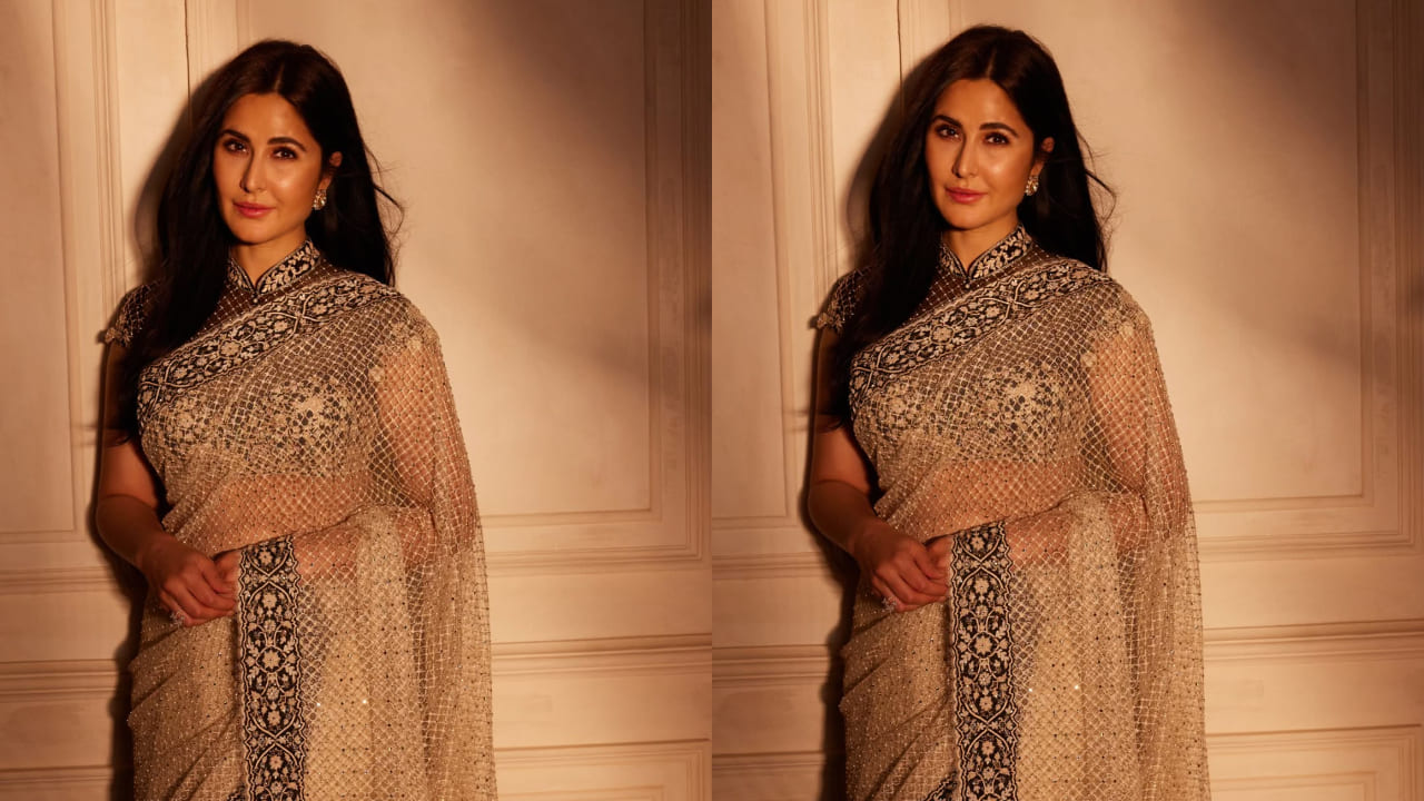 Throwback: When Katrina Kaif graced a wedding celebration in Tarun Tahiliani's saree, giving us the perfect reception look