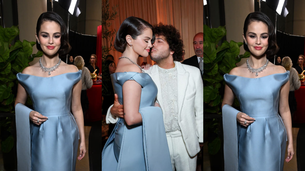 Golden Globes 2025: Selena Gomez exudes princess vibes in Prada blue satin dress as she attends event with Benny Blanco