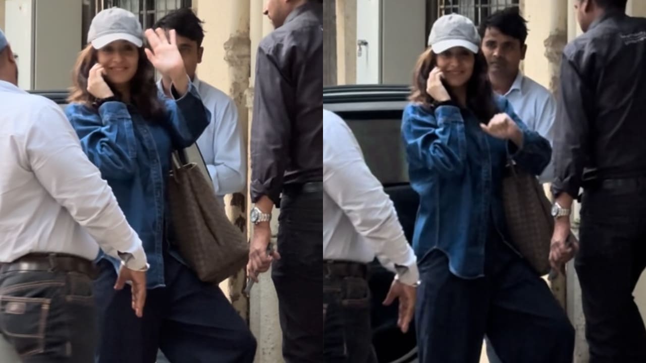 Shraddha’s style just got cooler & her denim shirt with blue wide-leg pants say it all