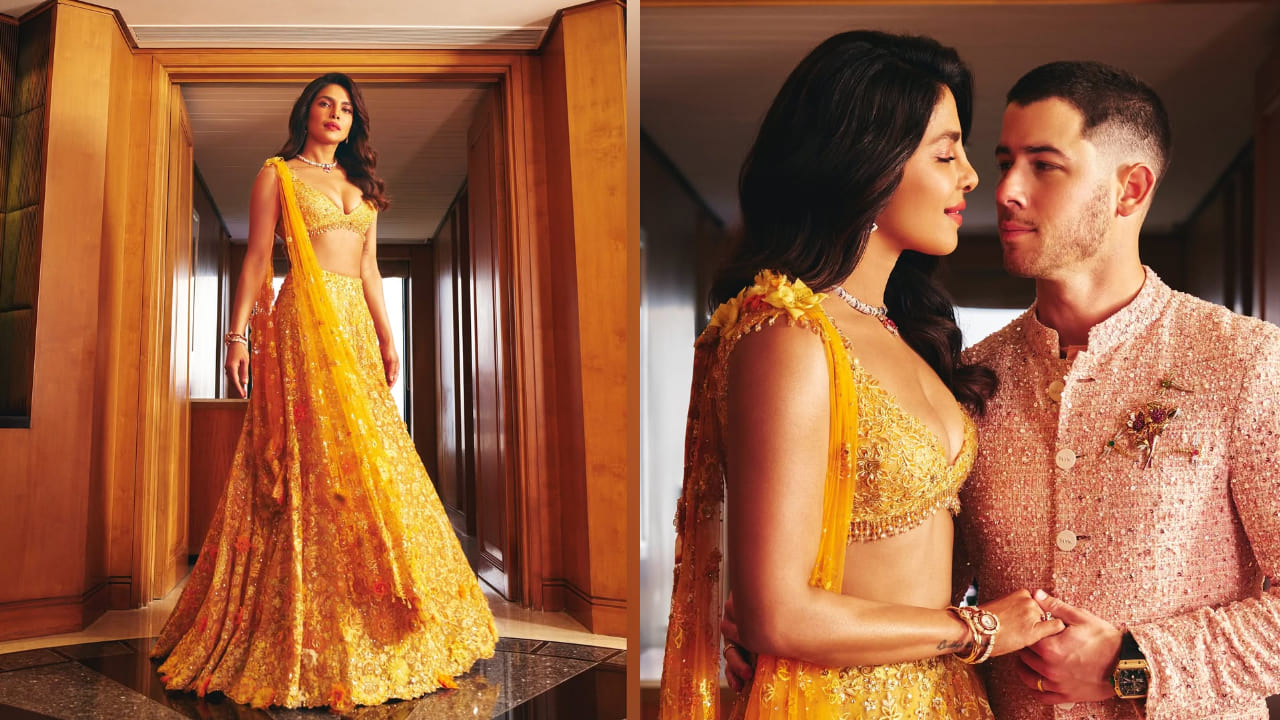 Throwback: When Priyanka Chopra in Tarun Tahiliani’s yellow lehenga brought boldness and glamor to Anant Ambani and Radhika Merchant’s wedding 