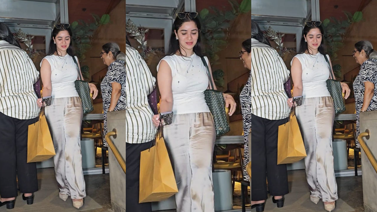 Sara Tendulkar stuns in satin trousers paired with Faure Le Page tote bag, leaving fans captivated by her glam look