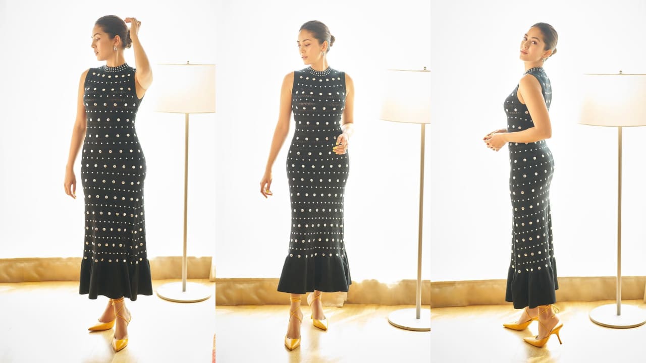 Mira Kapoor's Rs 46,200 metal-studded dress is far from your ordinary black outfit