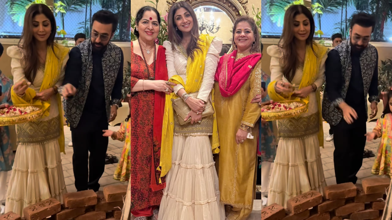 Shilpa Shetty's white sharara set turns Lohri celebrations into a couture moment 