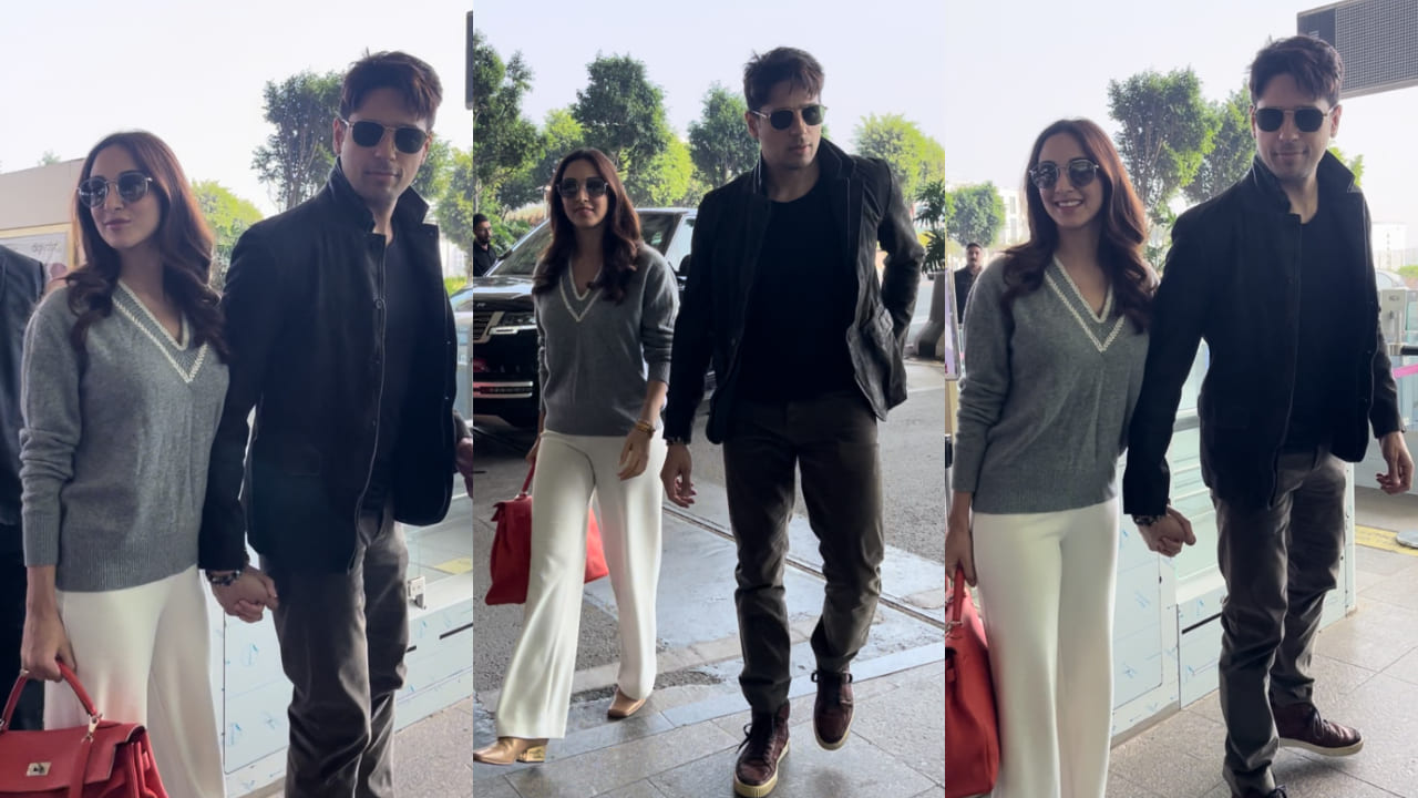 Kiara Advani-Sidharth Malhotra serve airport fashion that’s cozy, cool, and winter-ready