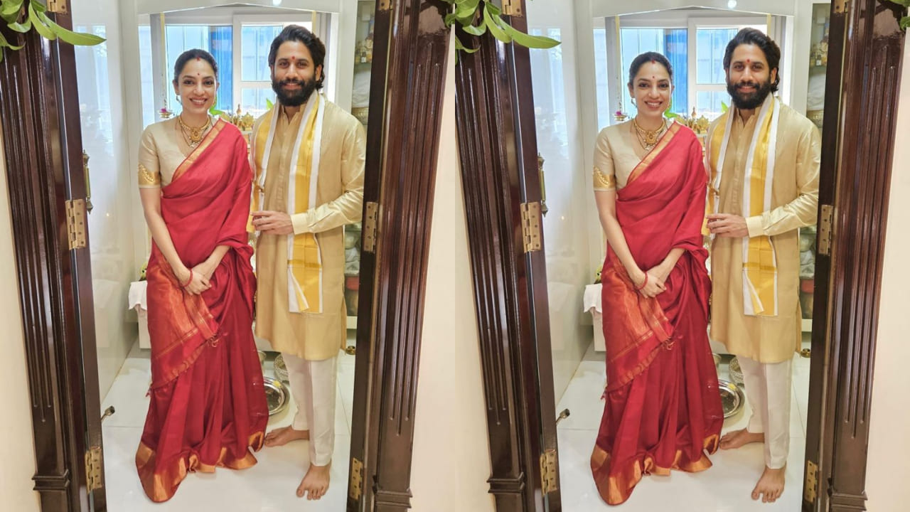 Sobhita Dhulipala picks basic cotton saree for first Pongal celebration with husband Naga Chaitanya, and her look screams minimalism