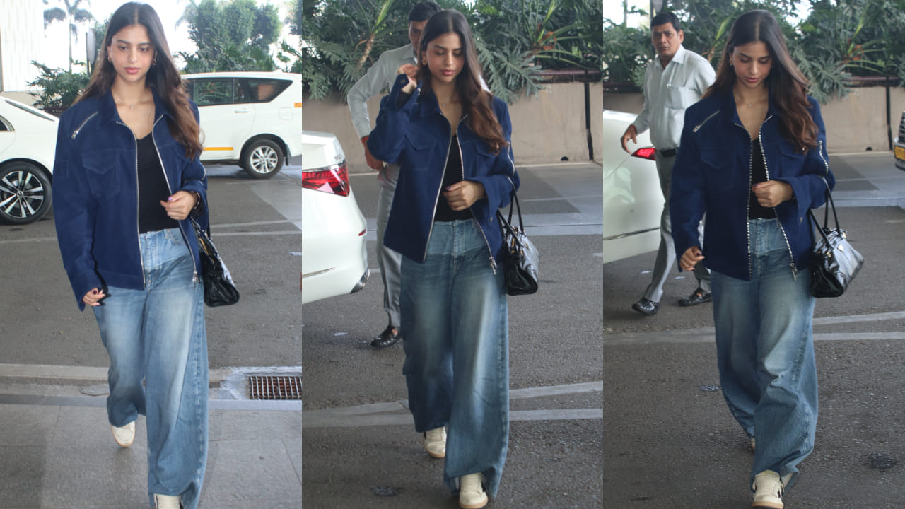 Suhana Khan spotted at airport 