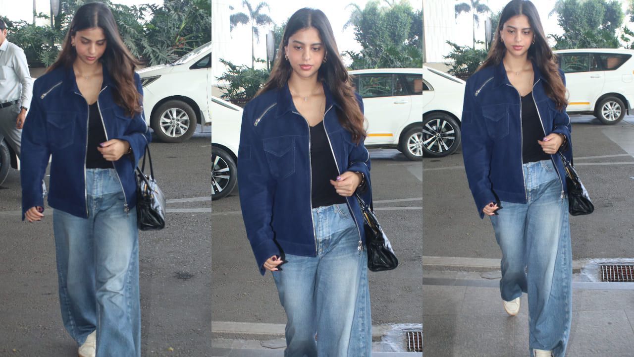 Suhana Khan spotted at airport 