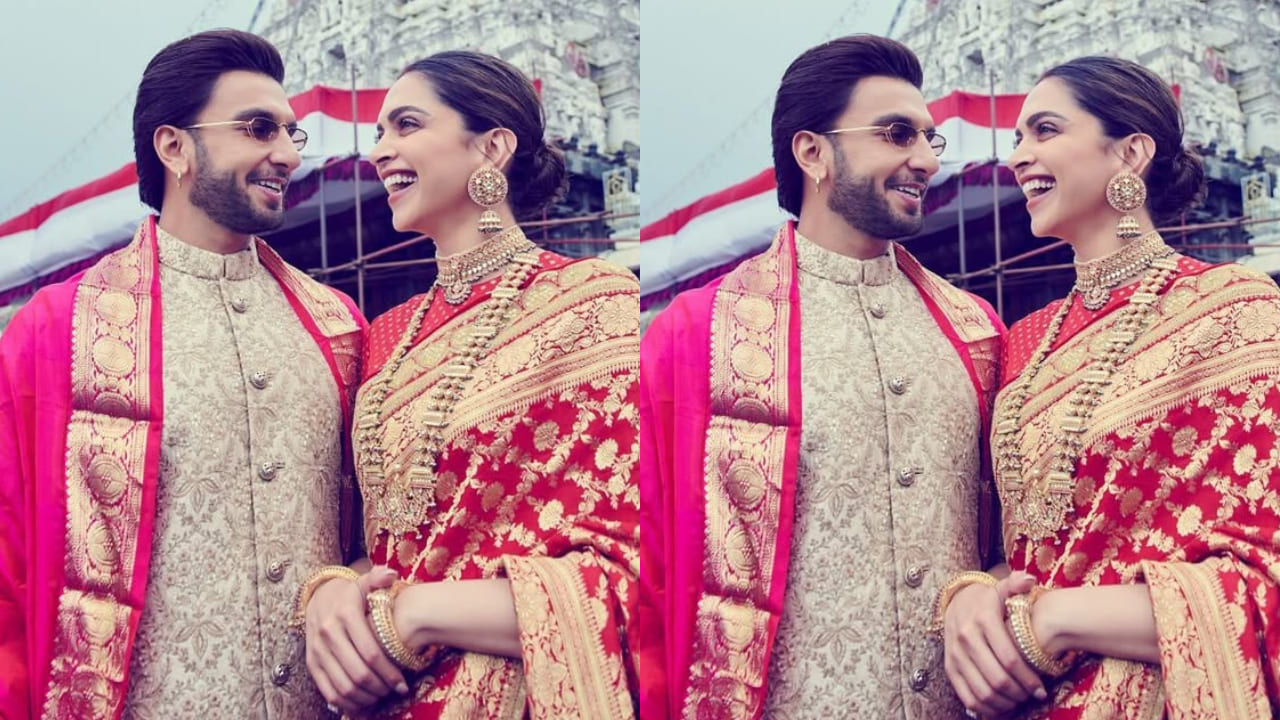 deepika padukone in temple jewelry 