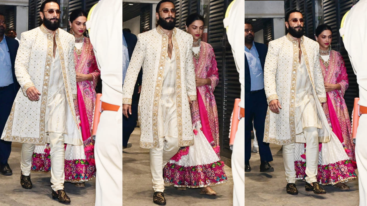  Deepika in pink & white Patan Patola anarkali shows stealing spotlight is just her habit