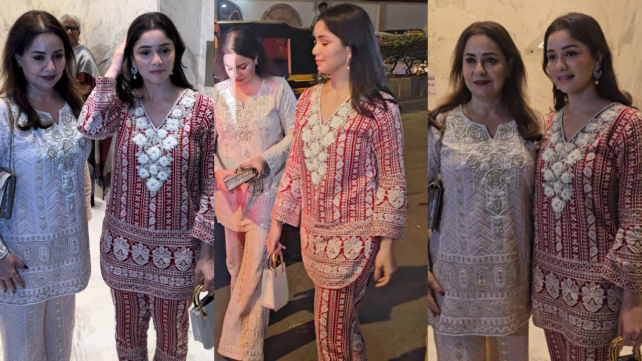  Sara Tendulkar stuns as the most stylish wedding guest in red co-ord set worth Rs 28,000