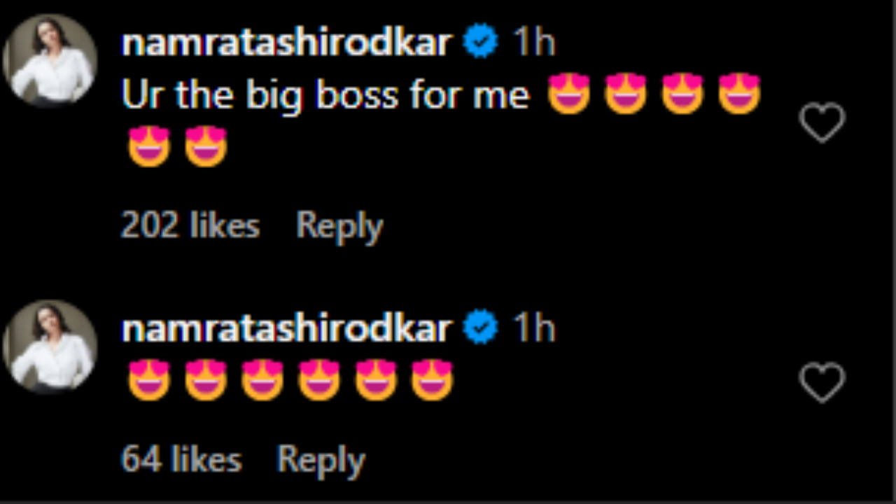 Namrata Shirodkar comment for her sister Shilpa (PC: Colors TV, IG)