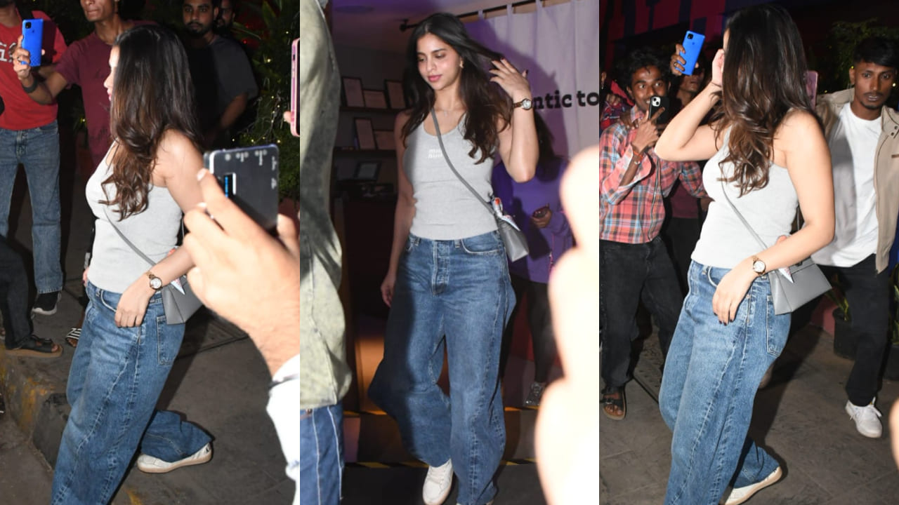 Khushi Kapoor and Suhana Khan elevate casual street style, proving basics rule the trend