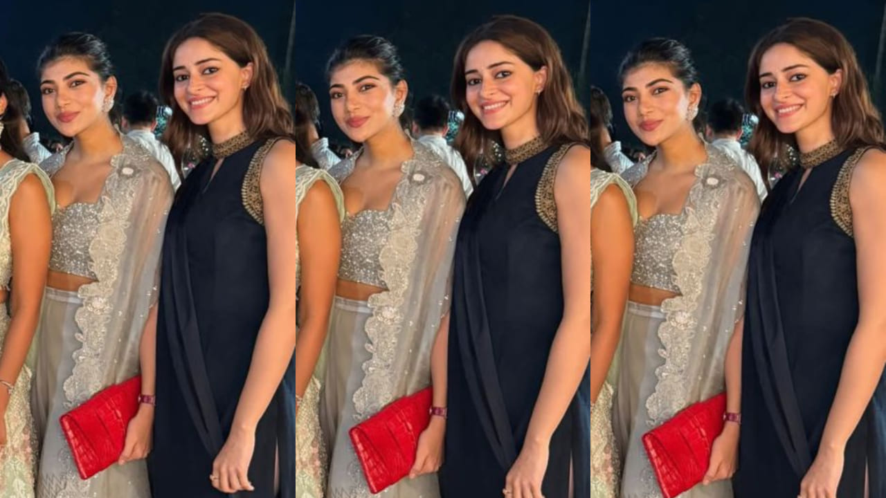 Ananya Panday turns straight-cut black dress into the new wedding celebration outfit, and it’s a total game-changer style