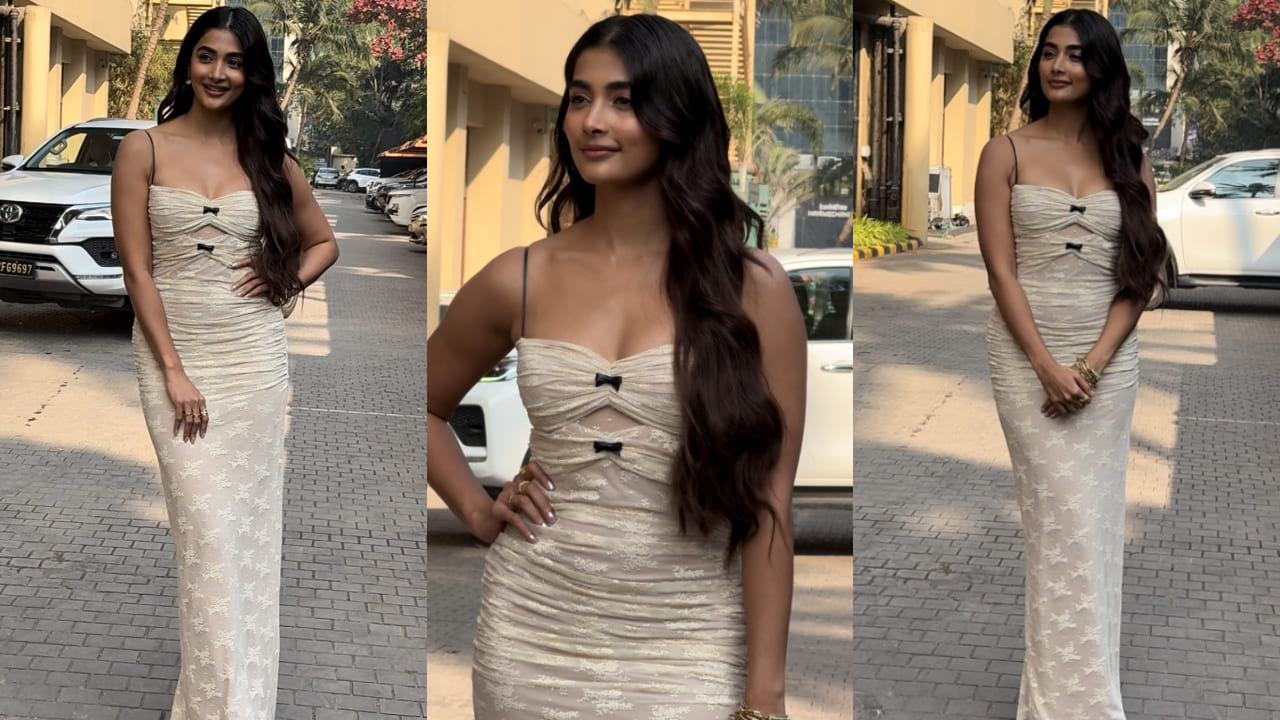 Pooja Hegde’s ivory bow dress worth THIS much has us believing in modern-day fairies