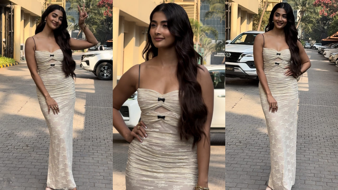 Pooja Hegde’s ivory bow dress worth THIS much has us believing in modern-day fairies