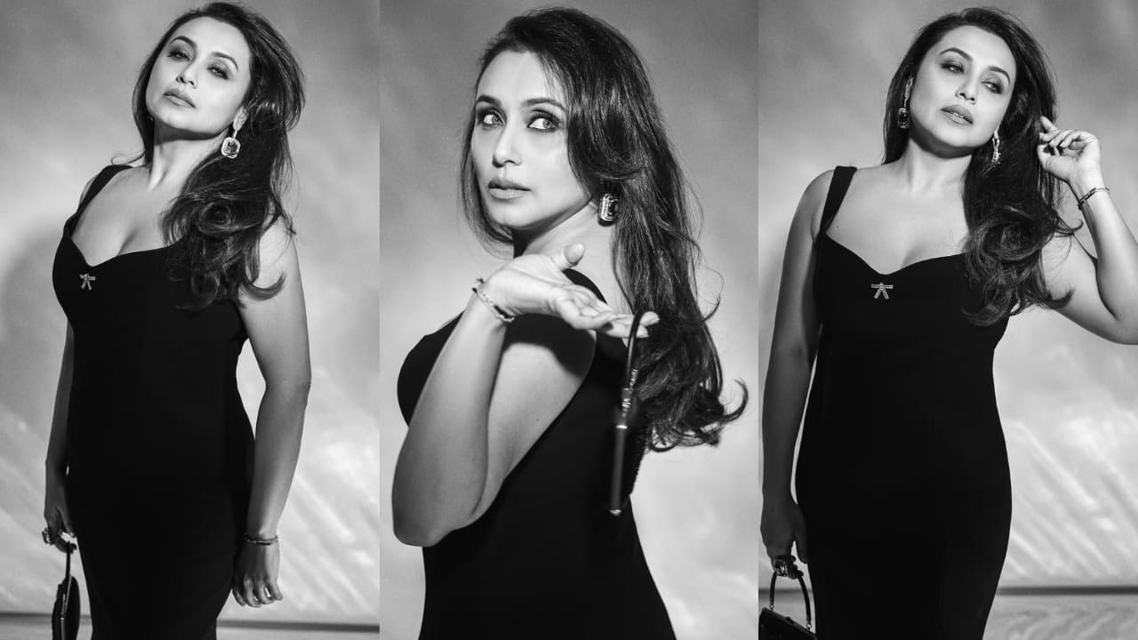 Rani Mukerji's flirty black Prada dress & bag are fierce, fabulous and priced at Rs 6.14L 