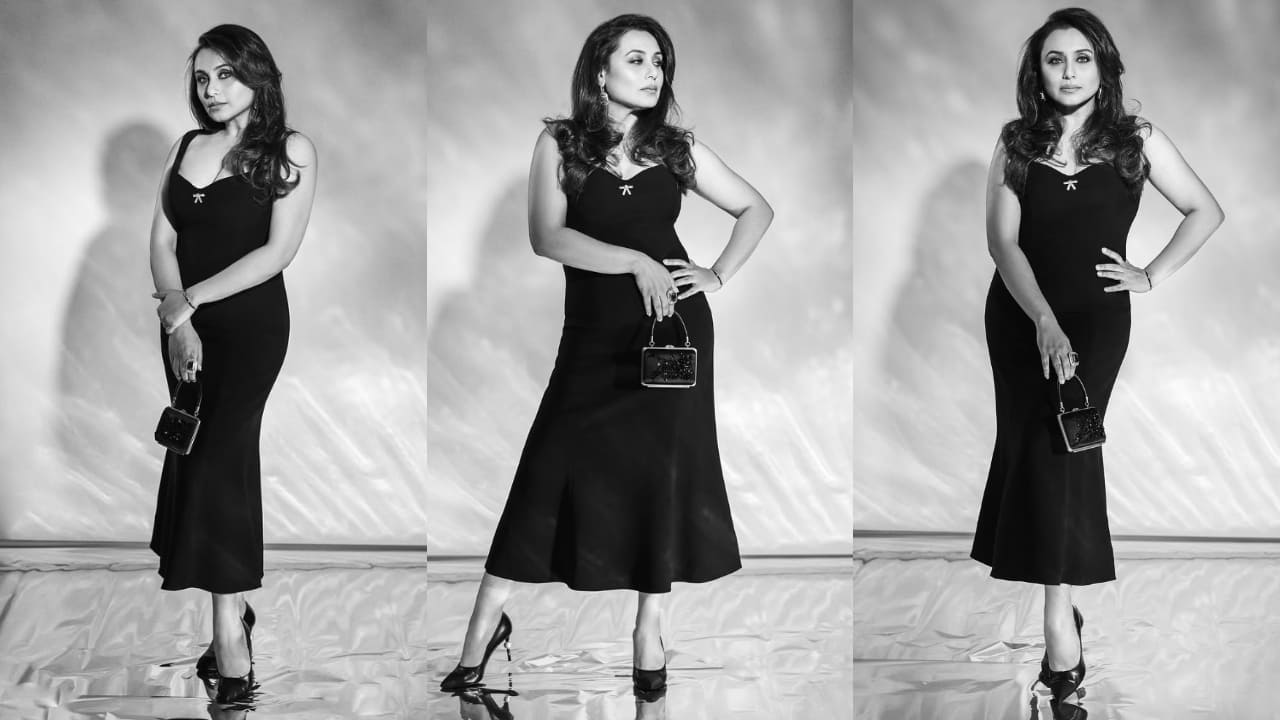 Rani Mukerji's flirty black Prada dress & bag are fierce, fabulous and priced at Rs 6.14L 