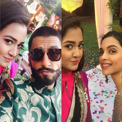 Tejasswi with Ranveer and Deepika