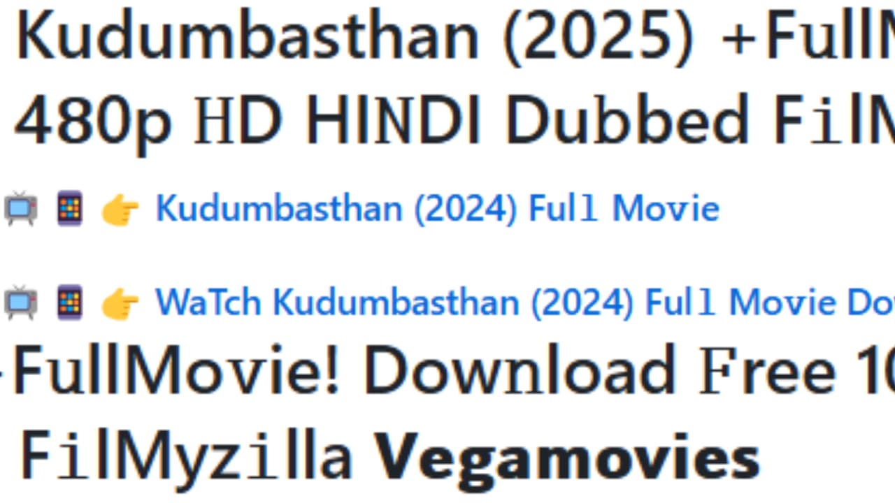 Kudumbasthan leaked