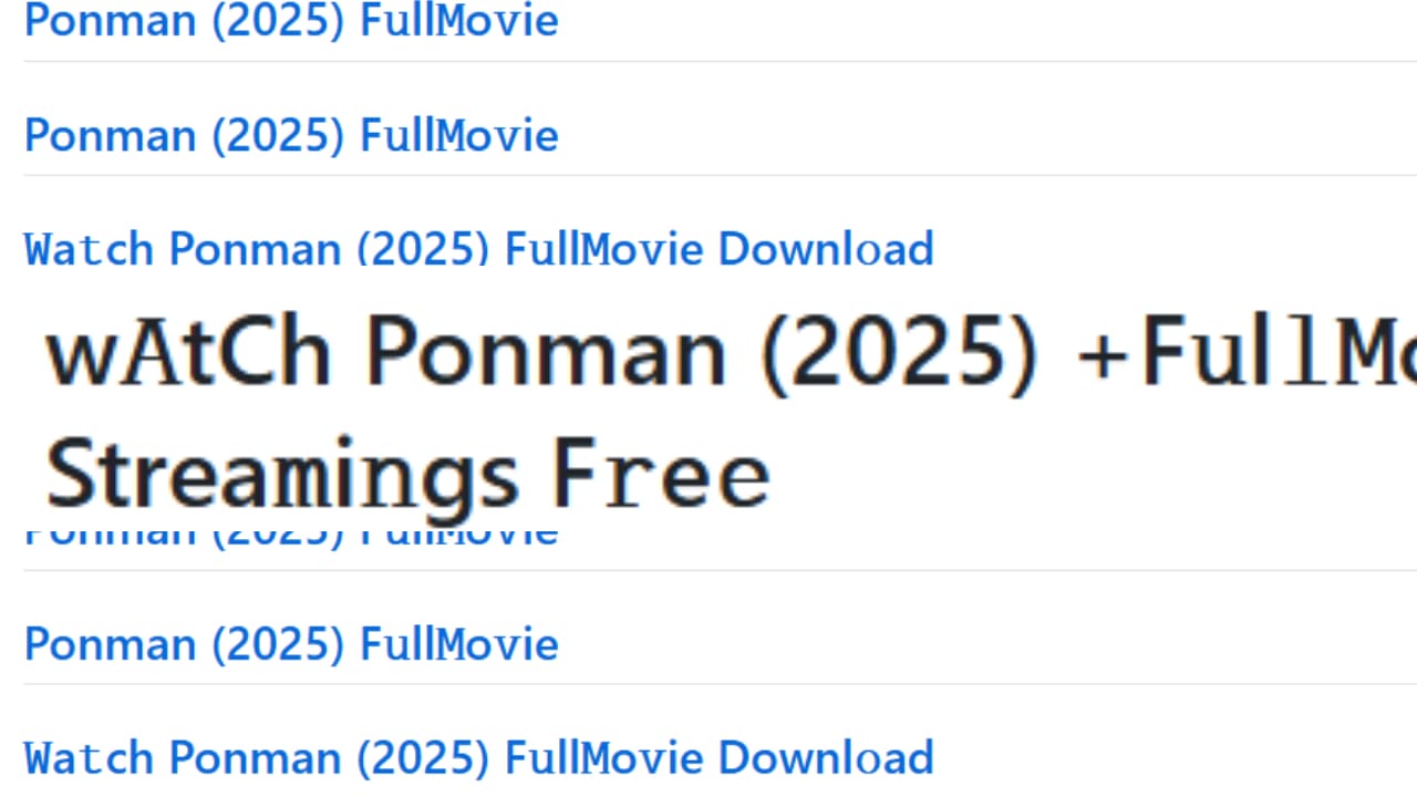 Ponman leaked