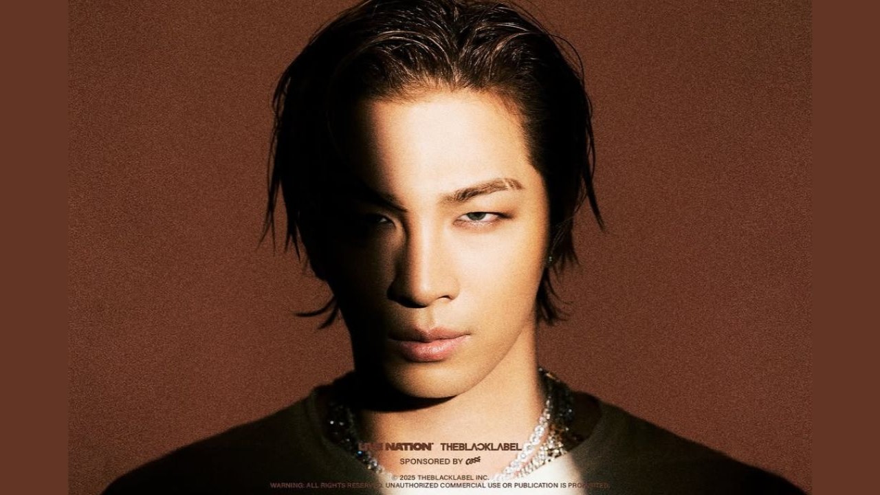 BIGBANG's Taeyang: courtesy of THE BLACK LABEL