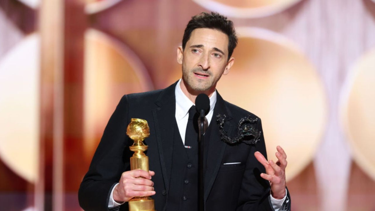 Golden Globes 2025: Adrien Brody Breaks Into Tears As He Accepts Best Male Actor Award For The Brutalist; 'You Are the Foundation...'