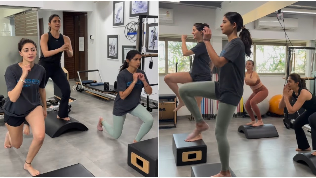 WATCH: Ananya Panday working out with sister Rysa and Mrunal Thakur is all the motivation you need at start of new year