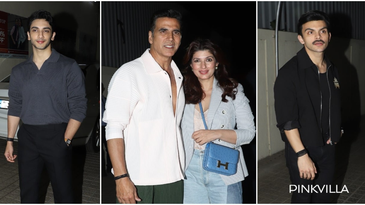 Sky Force Screening: Akshay arrives hand-in-hand with Twinkle; Veer, Vedang & more attend