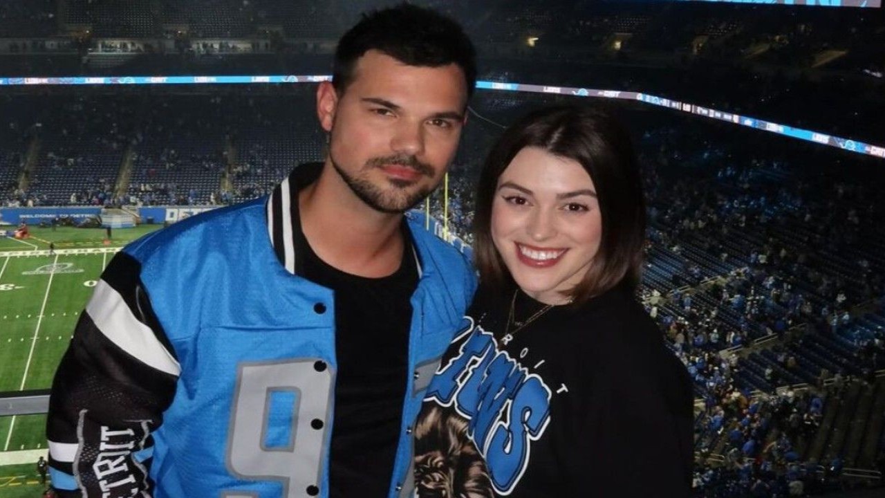 Taylor Lautner with his wife Taylor (CC: Instagram)