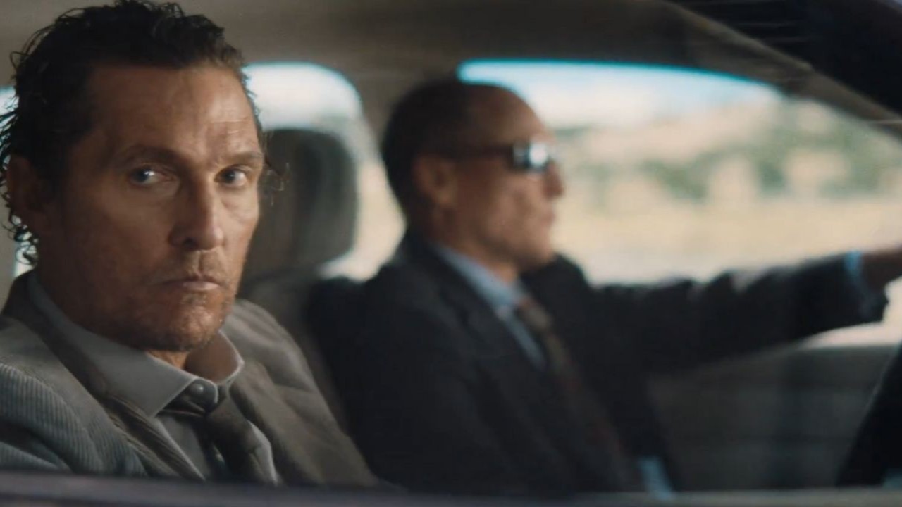 Matthew McConaughey and Woody Harrelson reprise their role from True Detective