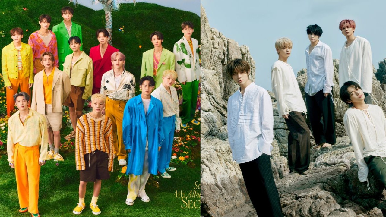 SEVENTEEN, TXT: images from PLEDIS Ent, BIGHIT MUSIC