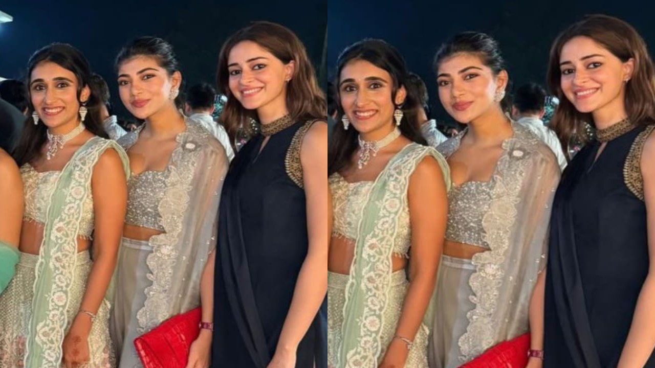 Ananya’s new wedding celebration look gives black dresses a well-deserved festive revival