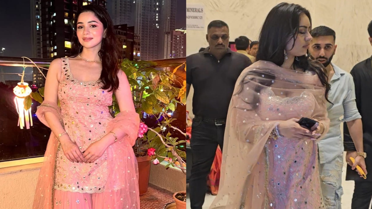 Sara Tendulkar vs Nysa Devgan: Who styled pink mirror work Sharara better?