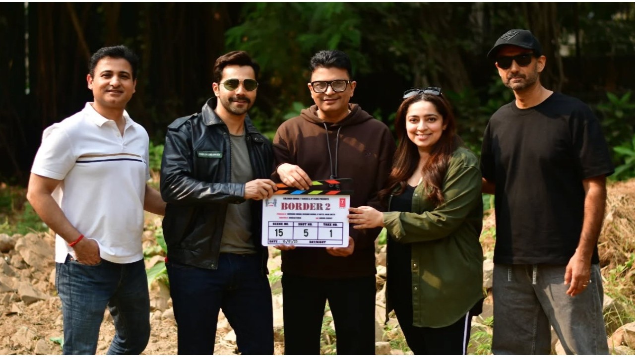 Border 2: Varun Dhawan begins filming war drama co-starring Sunny Deol and Diljit Dosanjh in Jhansi