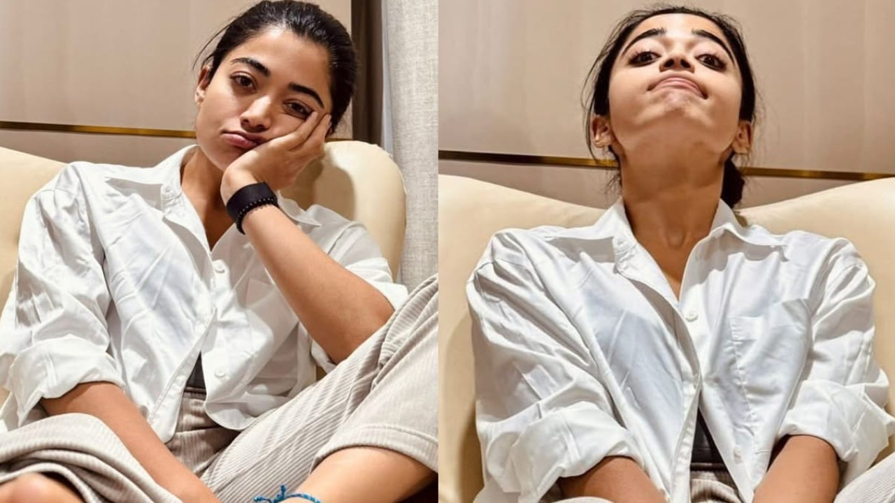 Rashmika Mandanna is in 'hop mode' after injuring herself at gym