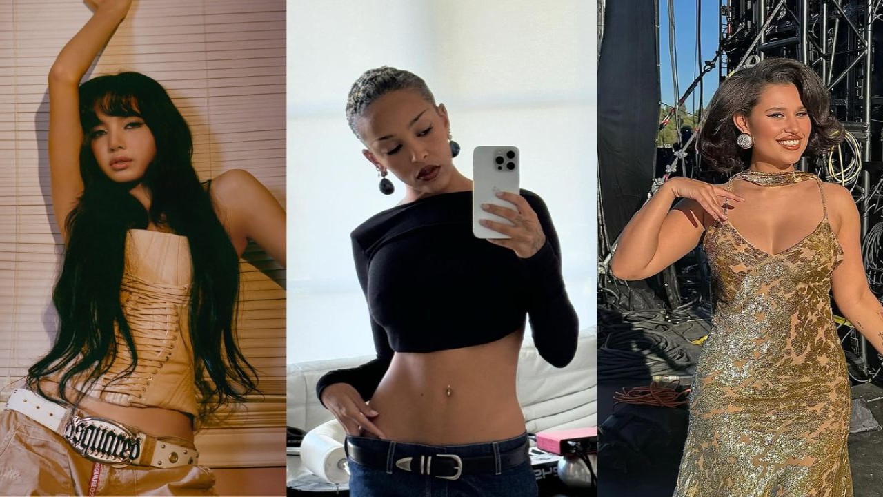 Lisa, Doja Cat, Raye: images from their personal Instagram accounts