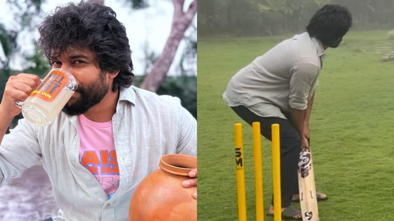 WATCH: Nani celebrates Bhogi by playing a fun game of cricket with his son, reminding us of Arjun from Jersey